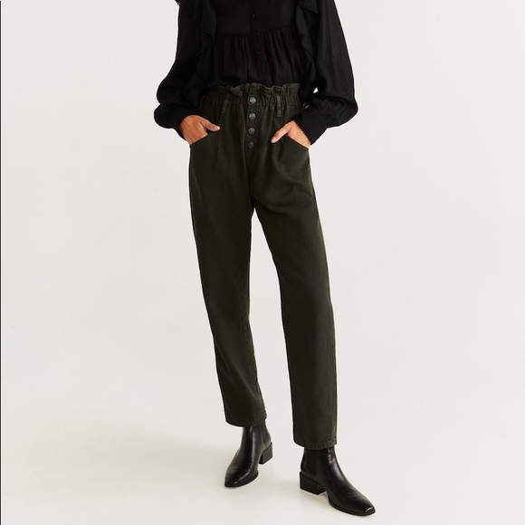 Mango Paper Bag Jeans - Picture 2 of 8